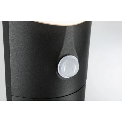 Paulmann 94403 - LED/10W IP44 Ulkovalaisin anturilla ADYA 230V