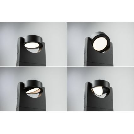 Paulmann 94407 - LED/8W IP44 Ulkovalaisin SWIVEA 230V