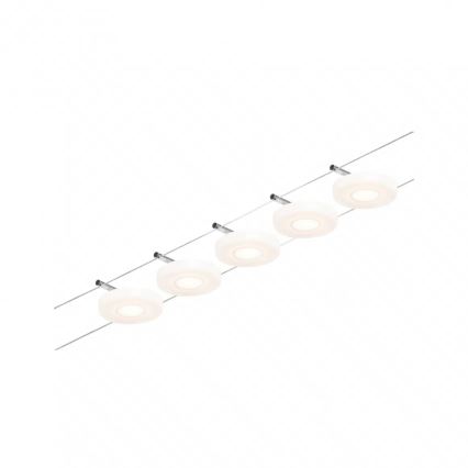 Paulmann 94426 - SETTI 5xLED/4,5W Kohdevalo johtosysteemiin MAC 230V