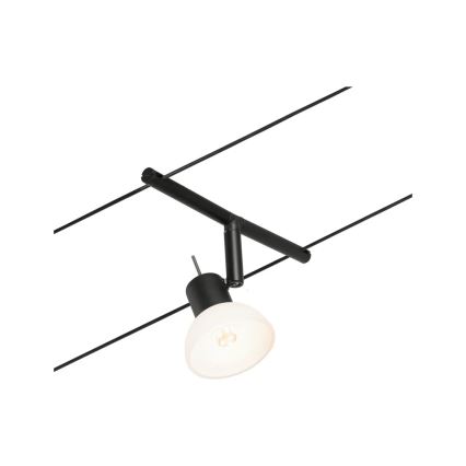 Paulmann 94450 - SETTI 5xGU5,3/10W Kohdevalo kiskojärjestelmään SHEELA 230V musta