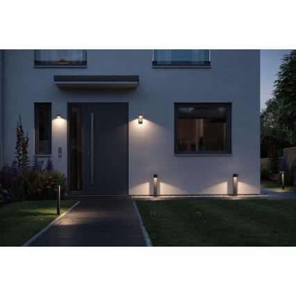 Paulmann 94453 - LED/6W IP44 Ulkoseinävalaisin anturilla CAPEA 230V