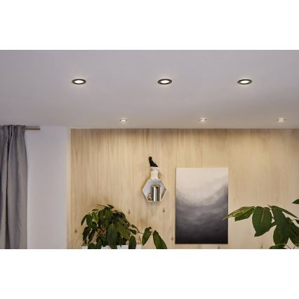 Paulmann 94472 - SET 3xLED/6W IP23 Himmennettävä upotettava kylpyhuonevalo NOVA 230V