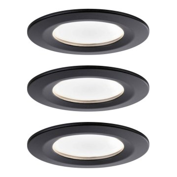 Paulmann 94473 - SETTI 3xLED/6W IP44 Kylpyhuoneen upotettu valo NOVA 230V