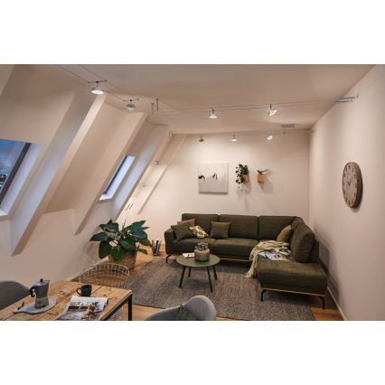 Paulmann 94475 - SARJA 5xLED/5W Kohdevalaisin lankajärjestelmään CIRCLE 230V mattakromi