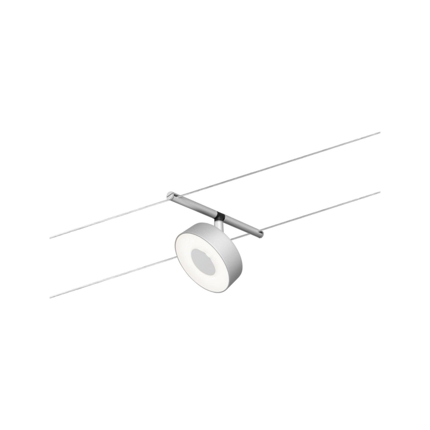 Paulmann 94475 - SETTI 5xLED/5W Kohdevalo kiskojärjestelmään CIRCLE 230V mattakromi