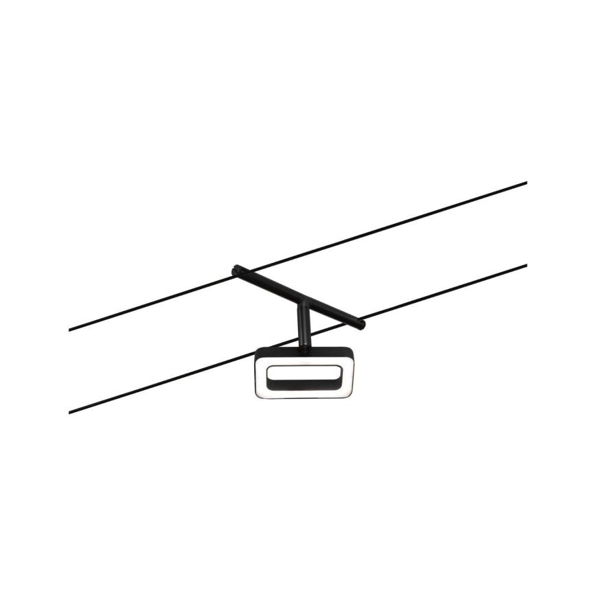 Paulmann 94485 - SETTI 5xLED/4,8W Kohdevalo kiskojärjestelmään FRAME 230V musta