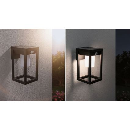Paulmann 94572 -LED/5,5W IP44 Seinävalaisin anturilla MARISOL 3,7V