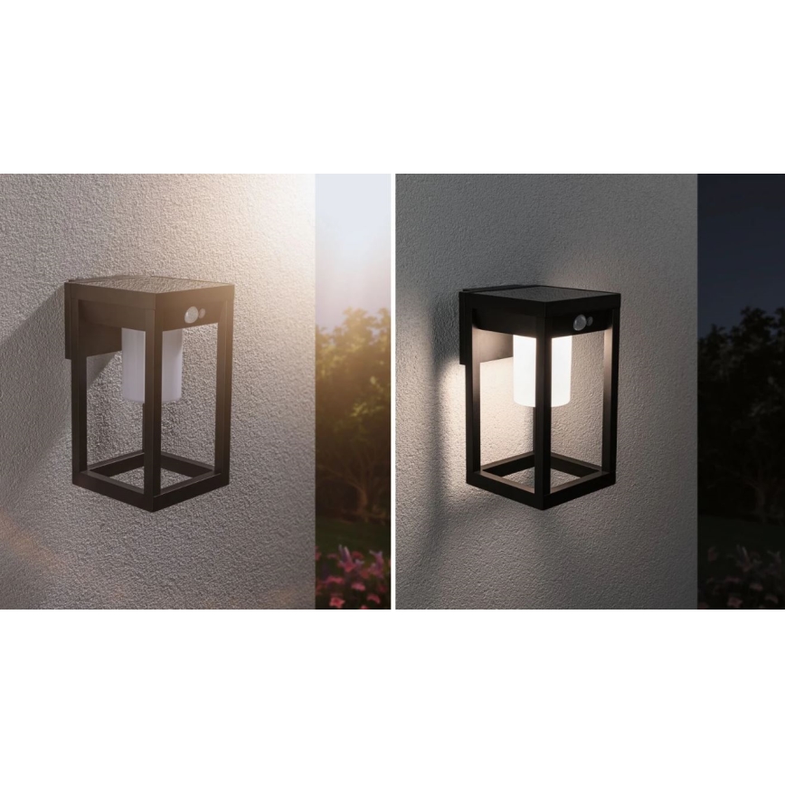 Paulmann 94572 -LED/5,5W IP44 Seinävalaisin anturilla MARISOL 3,7V