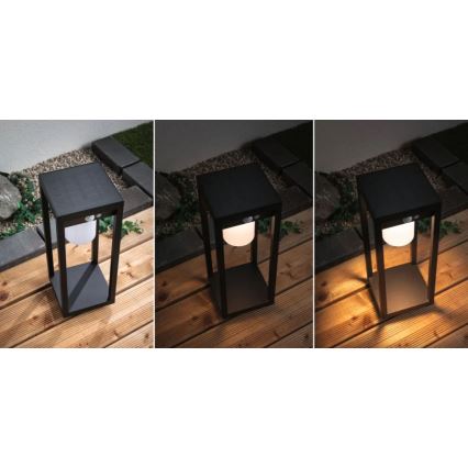 Paulmann 94573 - LED/5,5W IP44 Aurinkolamppu kanssa sensori MARISOL 3,7V