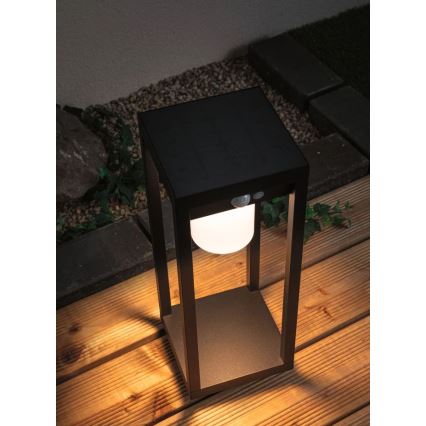 Paulmann 94573 - LED/5,5W IP44 Aurinkolamppu kanssa sensori MARISOL 3,7V
