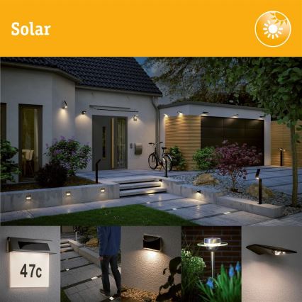 Paulmann 94578 - LED/0,1W IP67 Upotettava aurinkokennovalo DOMENIC 1,2V 1500 mAh