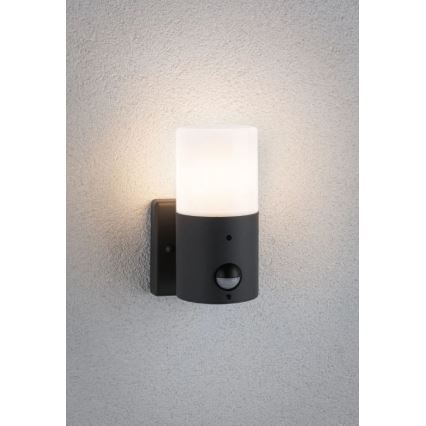 Paulmann 94648 - 1xE27/15W IP44 Ulkovalo anturilla TUBS 230V