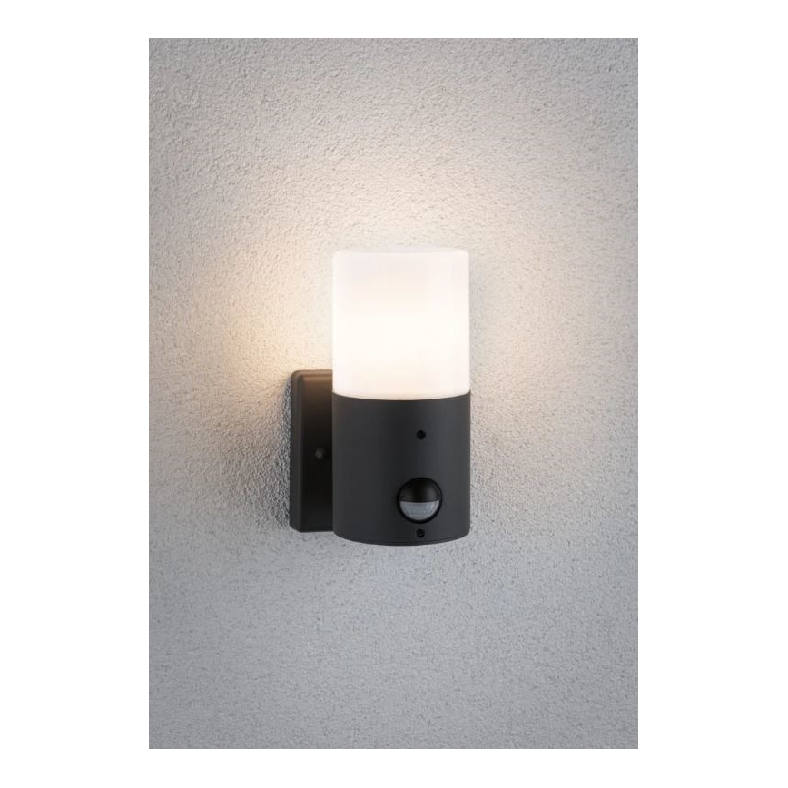 Paulmann 94648 - 1xE27/15W IP44 Ulkovalo anturilla TUBS 230V
