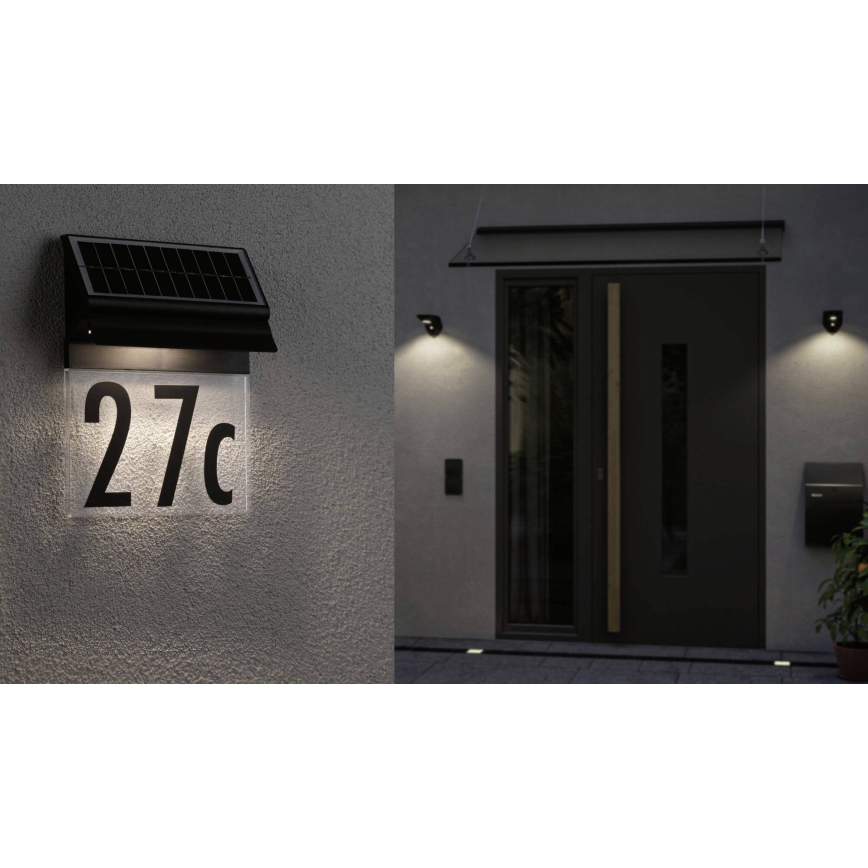 Paulmann 94694 - LED/0,2W IP44 Aurinkokenno talonumero NEDA 3,7V