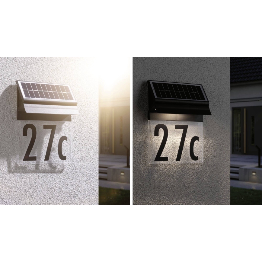 Paulmann 94694 - LED/0,2W IP44 Aurinkokenno talonumero NEDA 3,7V