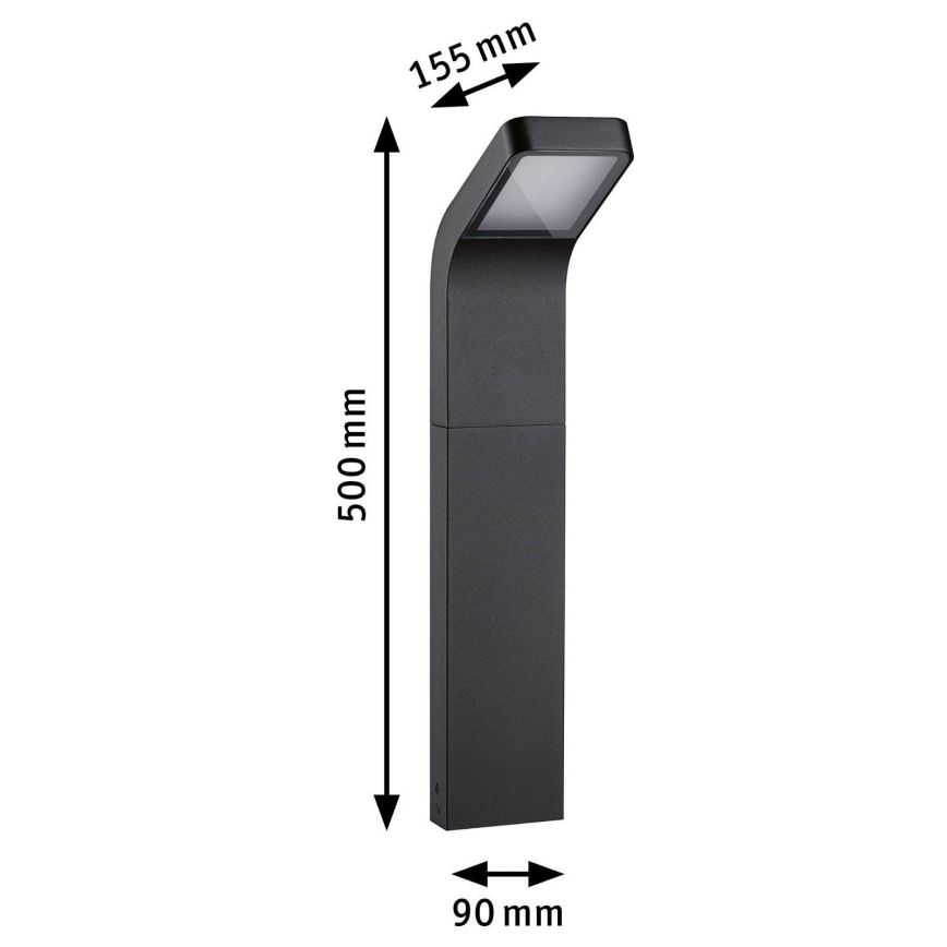 Paulmann 94746 - LED/7,5W IP44 Ulkovalaisin KULMA 230V