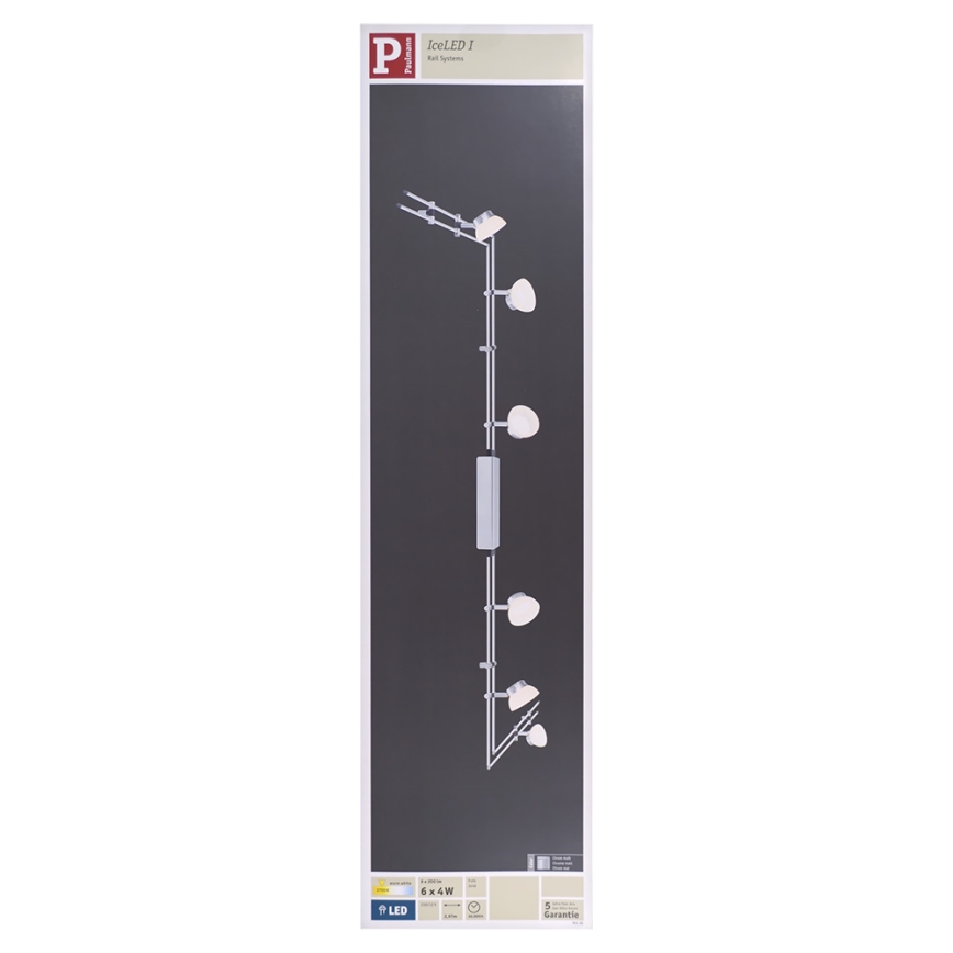 Paulmann 95195 - 6xLED/4W Kohdevalo IceLED I 230/12V