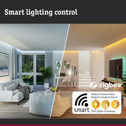 Paulmann 95386 - LED/15W IP44 Himmennettävä kylpyhuonevalo SMART VELUNA 230V