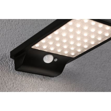 Paulmann 95393 - LED/4W IP44 Himmennettävä aurinkokenno seinävalaisin sensori SOLVEIG 3,7V