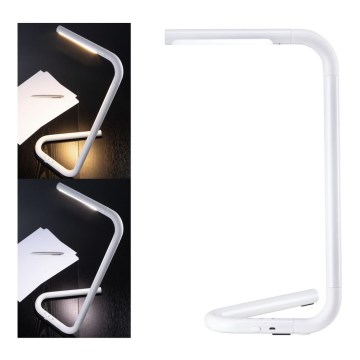 Paulmann 95423 - LED / 4,5 W himmennettävä kosketuspöytävalaisin FLEXLINK 5V / USB 4400 mAh valkoinen
