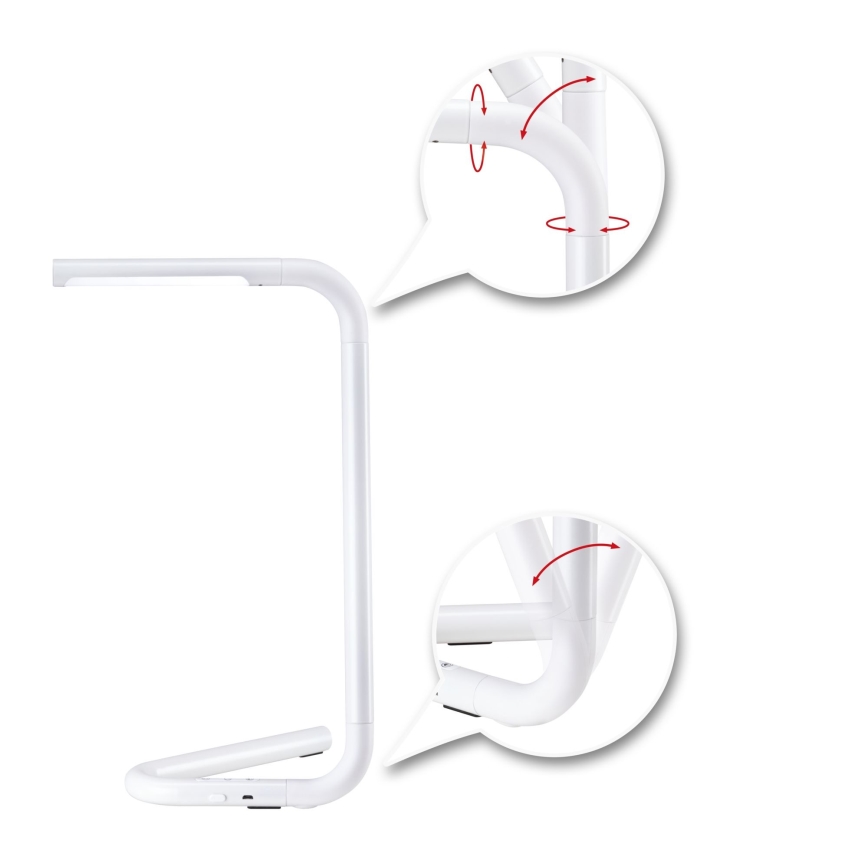 Paulmann 95423 - LED / 4,5 W himmennettävä kosketuspöytävalaisin FLEXLINK 5V / USB 4400 mAh valkoinen