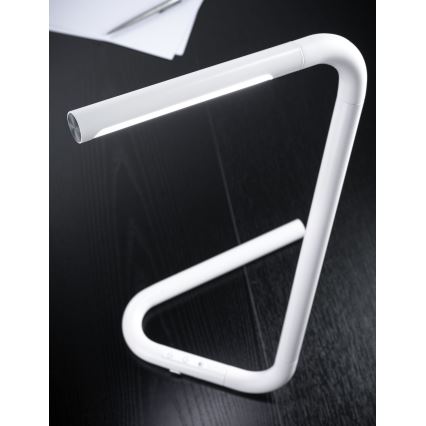 Paulmann 95423 - LED / 4,5 W himmennettävä kosketuspöytävalaisin FLEXLINK 5V / USB 4400 mAh valkoinen