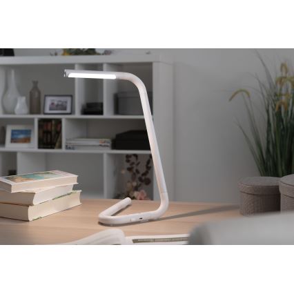 Paulmann 95423 - LED / 4,5 W himmennettävä kosketuspöytävalaisin FLEXLINK 5V / USB 4400 mAh valkoinen