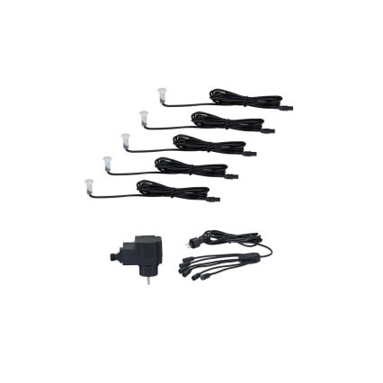 Paulmann 98891 - SET 5X LED/0,16W IP67 Upotettava valaisin ulos MICRO 230V