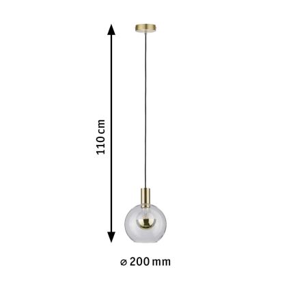 Paulmann -  Kattokruunu johdossa ESBEN 1xE27/20W/230V