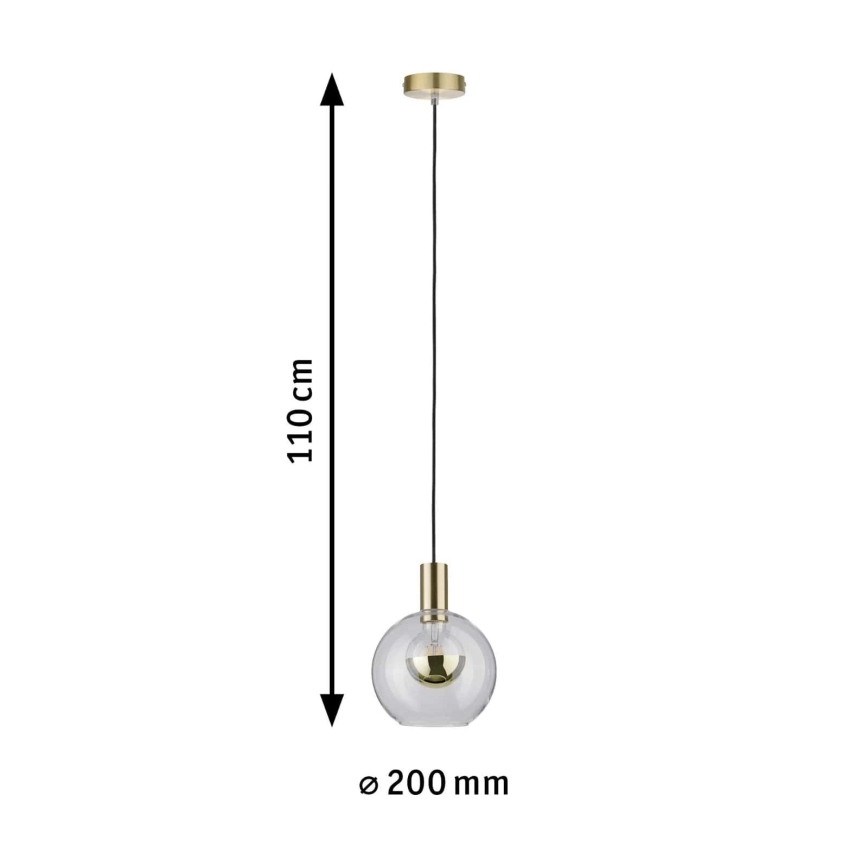 Paulmann -  Kattokruunu johdossa ESBEN 1xE27/20W/230V
