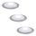 Paulmann - Nice Price 3630 - SET 3x LED / 0,3W IP44 Ramppivalo 230V 6500-9000K