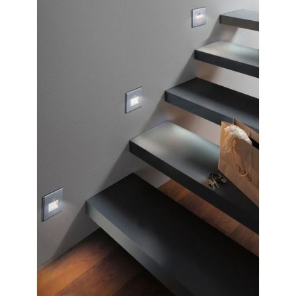 Paulmann  93134 - LED/1,2W Portaikon valo anturilla EDGE 230V mattakromi