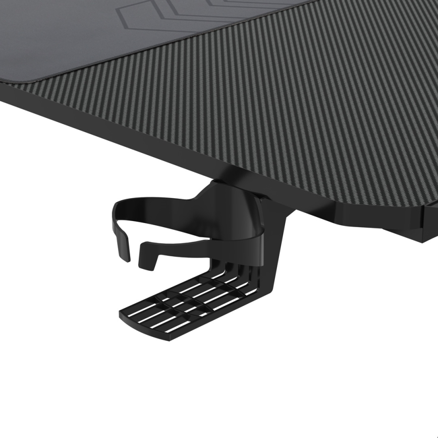 Pelipöytä FALCON LED RGB taustavalo 116x60 cm musta