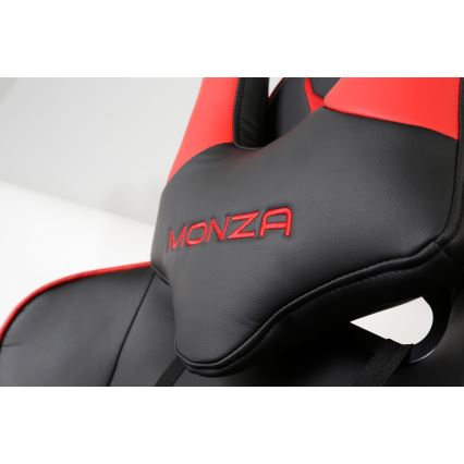 Pelituoli VARR Monza musta/punainen