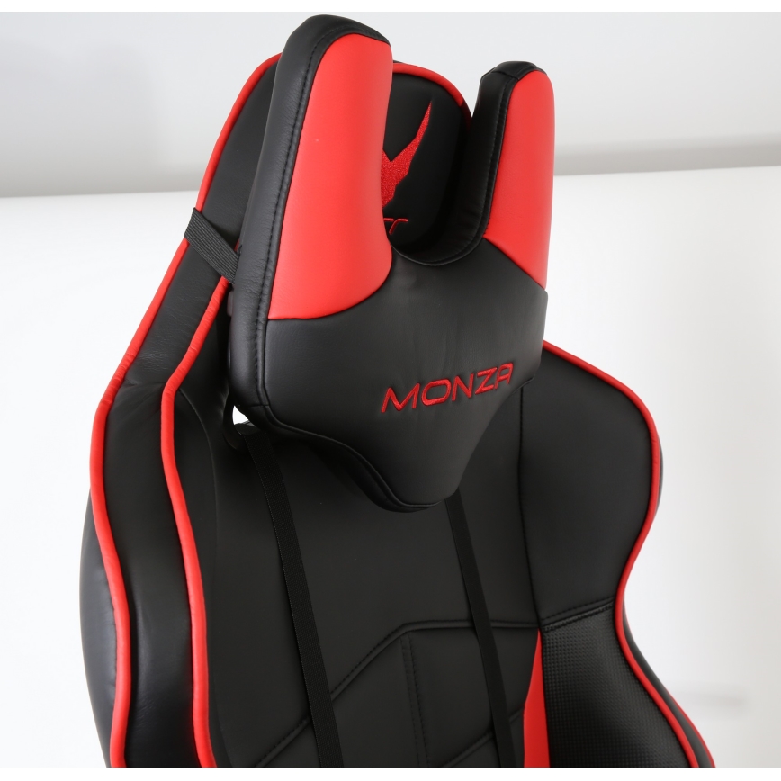 Pelituoli VARR Monza musta/punainen