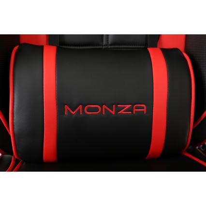 Pelituoli VARR Monza musta/punainen