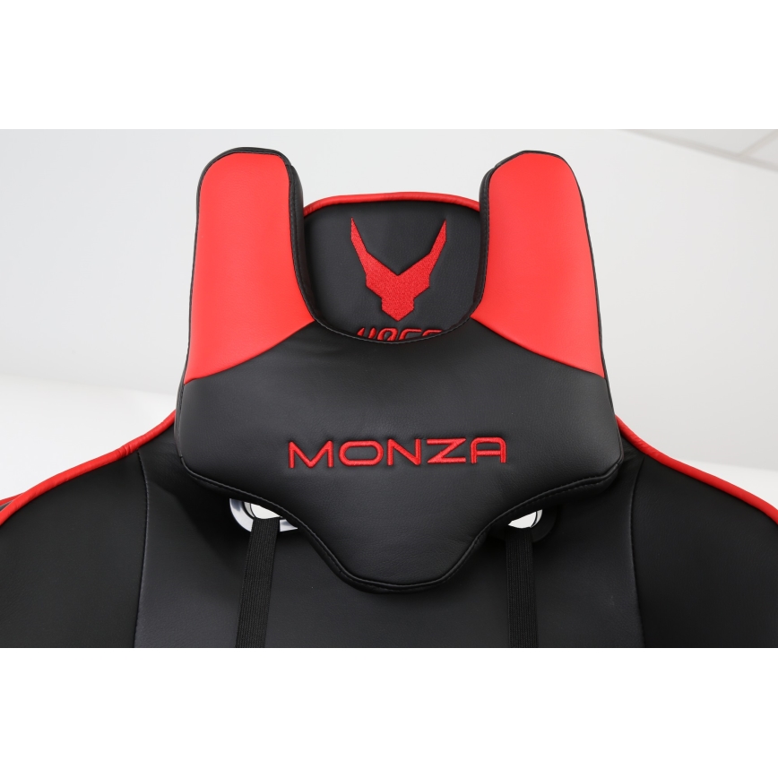 Pelituoli VARR Monza musta/punainen