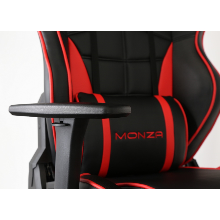 Pelituoli VARR Monza musta/punainen