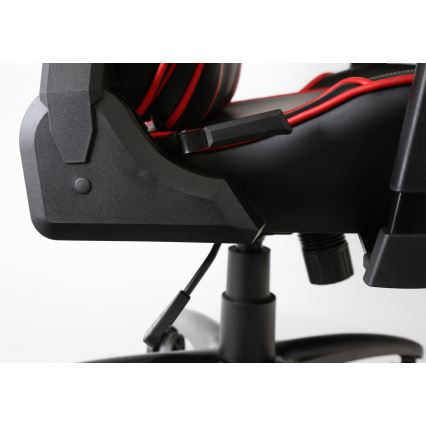 Pelituoli VARR Monza musta/punainen