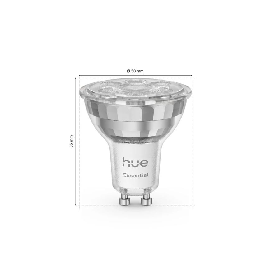 Peruspaketti Philips Hue White And Color Ambiance Essential 3xGU10/4,7W/230V 2200-6500K + yhdistämislaite
