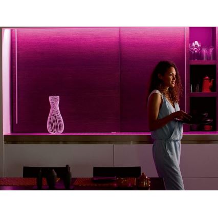 Perussetti - LED RGBW Himmennettävä nauha Philips Hue WHITE AND COLOR AMBIANCE 2m LED/20W/230V