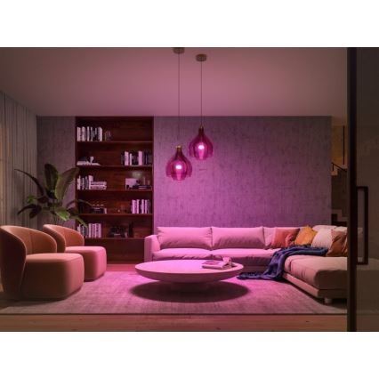 Perussetti Philips Hue WHITE AND COLOR AMBIANCE 2xE27/9W/230V 2000-6500K + liitäntälaite