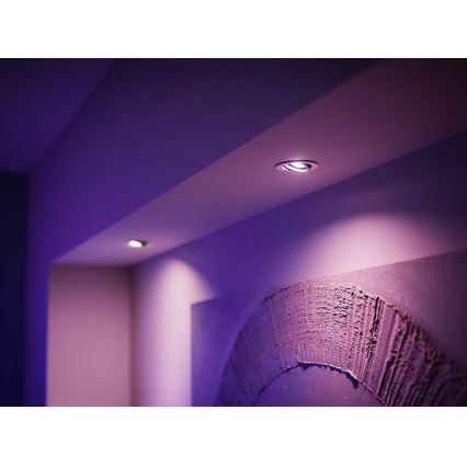 Perussetti Philips Hue WHITE AND COLOR AMBIANCE 3xGU10/5,7W/230V 2000-6500K + laite yhdistämistä varten