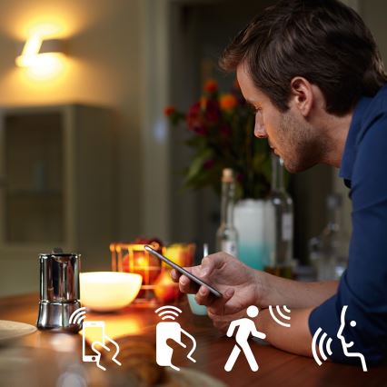 Perussetti Philips Hue WHITE AMBIANCE 2xE27/8,5W/230V + laite yhdistämistä varten