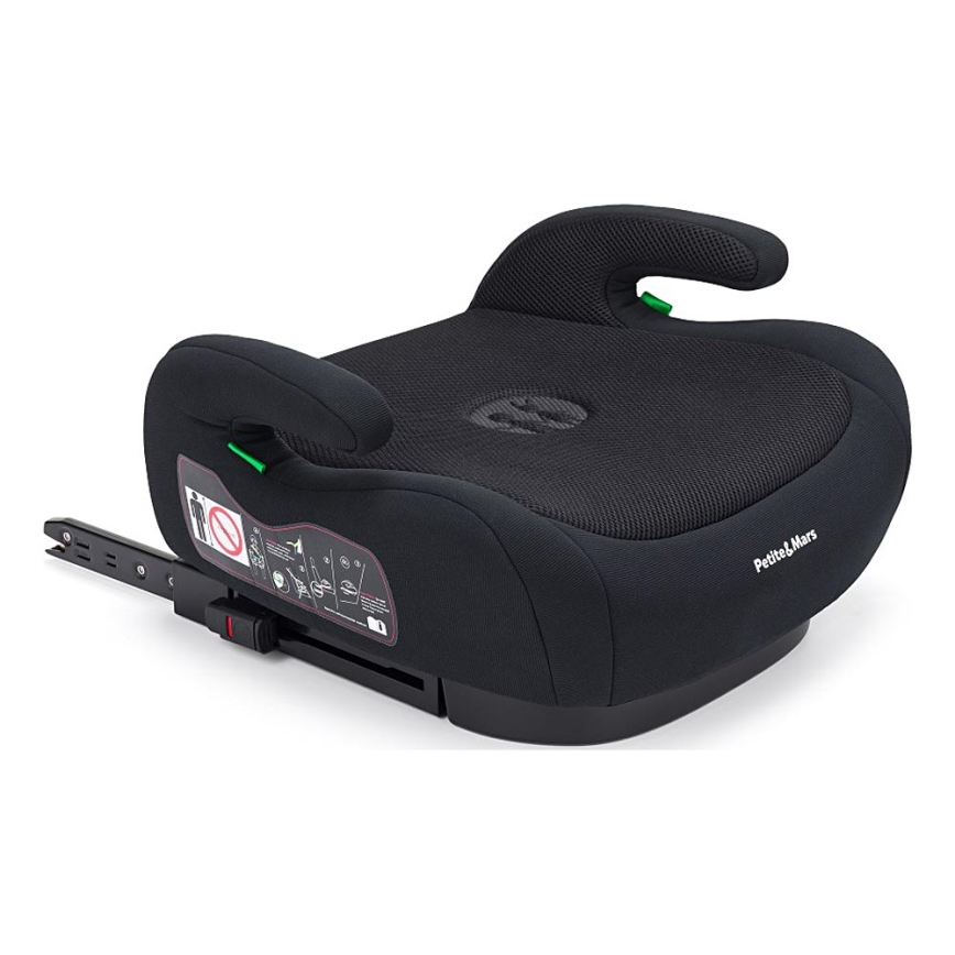 PETITE&MARS - Auton korokeistuin OPTIMUS PRO i-Koko 125-150 cm (22-36 kg) musta