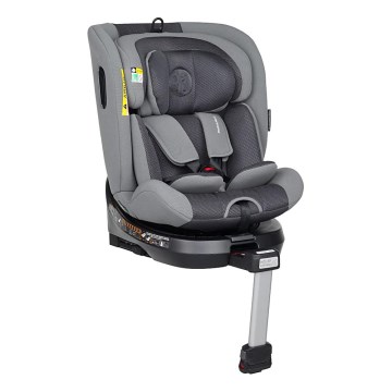 PETITE&MARS - Autonistuin TWISTGUARD PRO i-Koko 40-150 cm (0-36 kg) harmaa