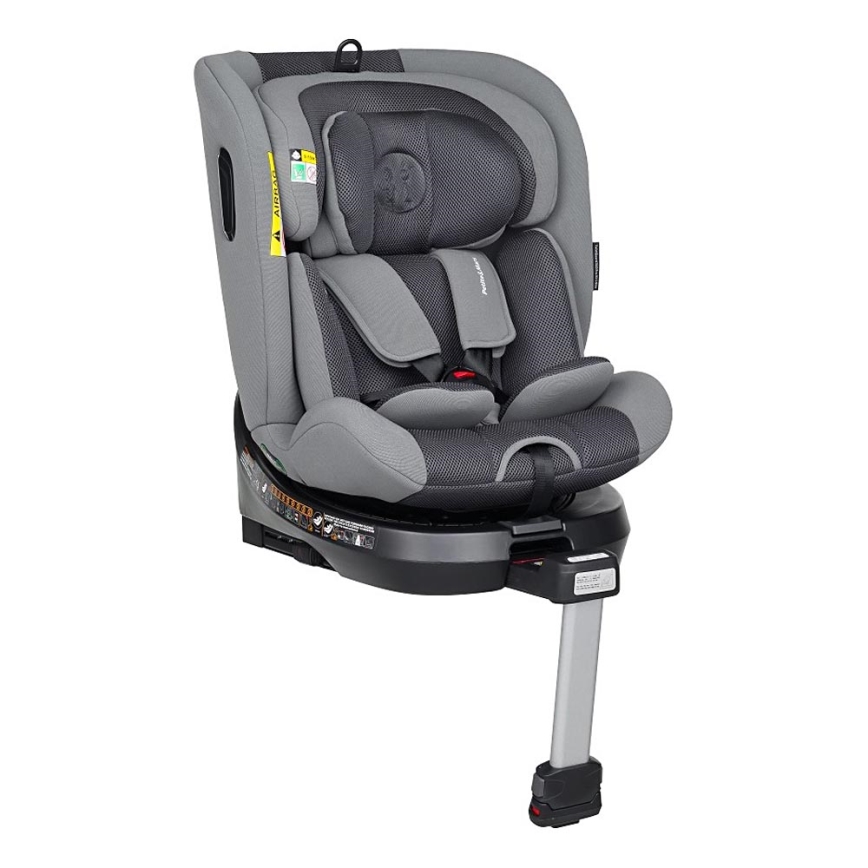 PETITE&MARS - Autonistuin TWISTGUARD PRO i-Koko 40-150 cm (0-36 kg) harmaa