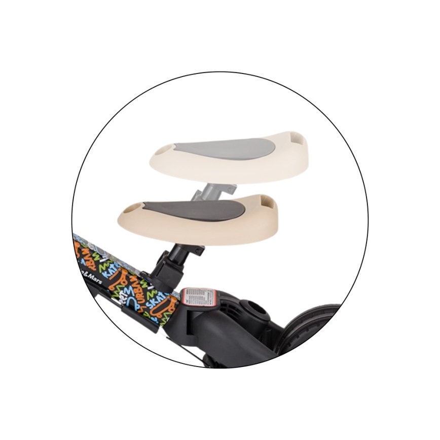 PETITE&MARS - Lasten 5-in-1 kolmipyörä TURBO LIMITED City Beat