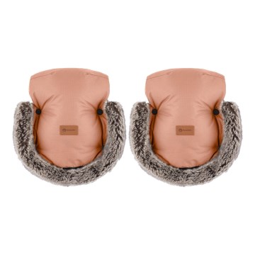 PETITE&MARS - Rattareiden käsisuoja FURRY Pastel Peach