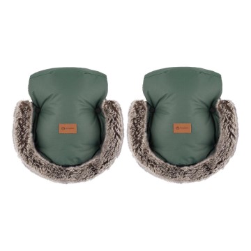 PETITE&MARS - Rattareiden käsisuoja FURRY Veritable Khaki